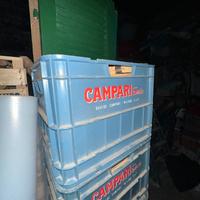 Cassette porta bottiglie campari vintage