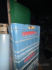 Cassette porta bottiglie campari vintage