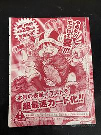 Monkey D. Luffy 29th Anniversary|Promo Giapponese