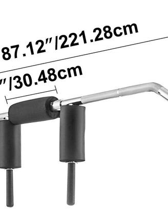 Safety squat bar bilanciere speciale squat/affondi