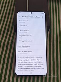 Samsung s25 plus 512gb batteria nuova 