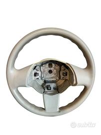 VOLANTE IN GOMMA BIANCO FIAT 500 DAL 2007 IN POI