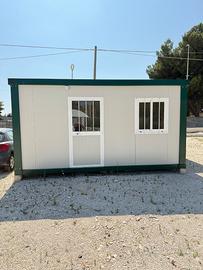 Box ufficio con bagno 5,5x2,5 prefabbricato mobile
