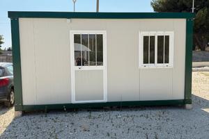 Box ufficio con bagno 5,5x2,5 prefabbricato mobile