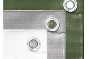 Telone verde con occhielli Vidalxl 8mt x4