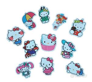 Lotto 11 adesivi stickers "Hello Kitty" by Sanrio