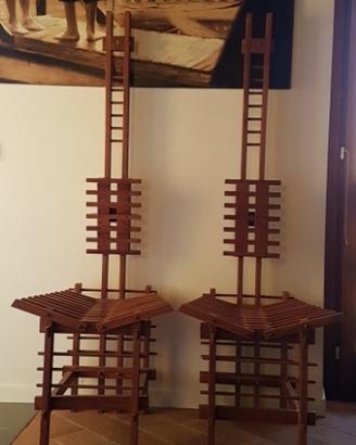 Anacleto Spazzapan SEDIE TEAK di DESIGN Vintage