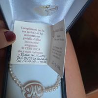 Bracciale in perle con cameo