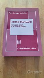 Libro  Metodi Matematici - Guerraggio,Salsa