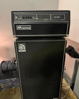 Testata Ampeg SVT-450H e Cassa Ampeg SVT-610HLF