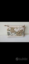 Borsetta Volum beige con i fiori