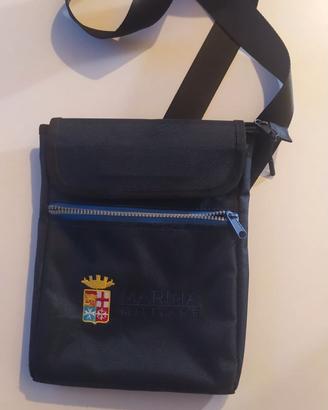 Borsa tracolla  blu Marina Militare