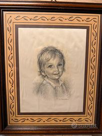 Giuseppe Tarantino - Ritratto di Bambino QUADRO