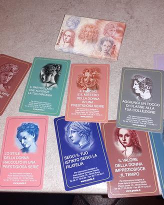 francobolli "la donna nell'arte"