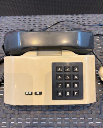 Telefono Italtel SIP Anni 1980 Tastierino Grigio
