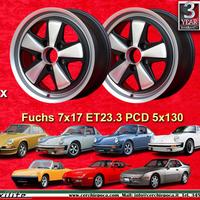 2 pz cerchi Porsche Fuchs 7x17 ET23.3 5x130