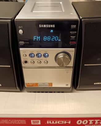 Stereo Compatto Samsung MM-C6 con casse PS-C6