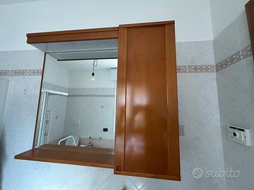 Specchiera bagno vintage 105 cm x 90 cm x 21
