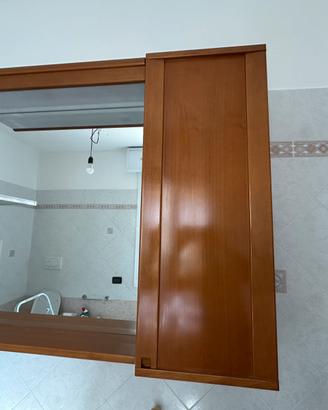 Specchiera bagno vintage 105 cm x 90 cm x 21