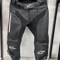 Pantaloni moto Alpinestars in pelle