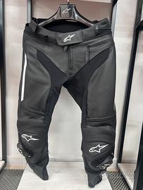Pantaloni moto Alpinestars in pelle