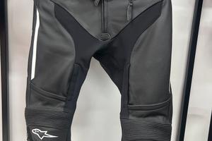 Pantaloni moto Alpinestars in pelle