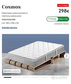 materasso memory