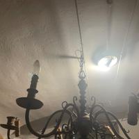 Lampadario anni 50-60 da restaurare