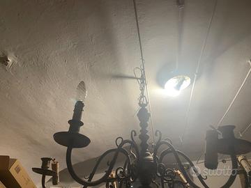 Lampadario anni 50-60 da restaurare