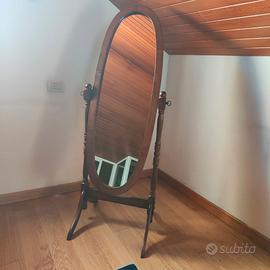 specchiera  ovale orientabile