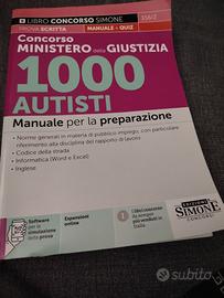 libro per concorso Ministero della giustizia 1000 