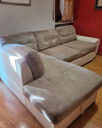 Divano angolare trasformabile in letto