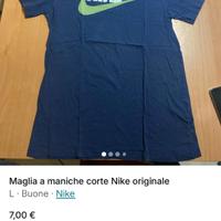 Maglia a maniche corte Nike originale