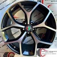 4 CERCHI IN LEGA ORIG RAGGIO 19 ALFA ROMEO STELVIO
