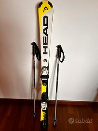 Sci HEAD Supershape ERA2.0 130cm e bastoncini