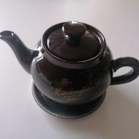Piccola teiera pubblicitaria in ceramica