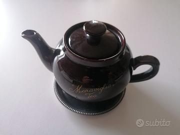 Piccola teiera pubblicitaria in ceramica