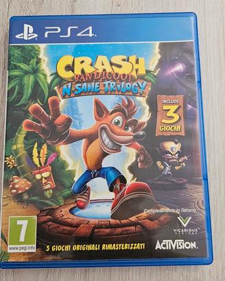 Crash Bandicoot N Sane Trilogy PS4 come nuovo