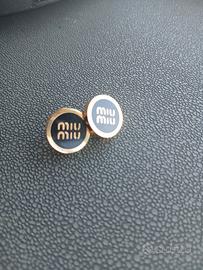 orecchini miu miu 