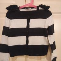🖤🤍Cardigan Liu Jo 4 Anni - Strisce & Volants🖤🤍