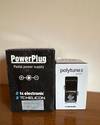 POLYTUNE 2 NOIR+ POWERPLUG PEDAL SUPPLY 9
