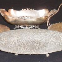 Porta dolci argento cesellati -