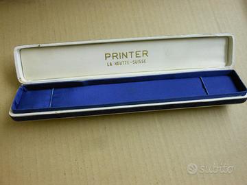PRINTER SWISS SCATOLA PORTA OROLOGI vintage WBX70