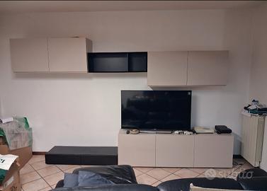 Mobili per sala + tavolo in vetro 