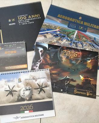 5 calendari aeronautica militare dal 2024 al 2026