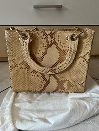 Borsa in vera pelle di pitone – Artigianale