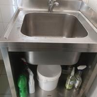lavabo in acciaio inox professionale 