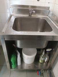 lavabo in acciaio inox professionale 