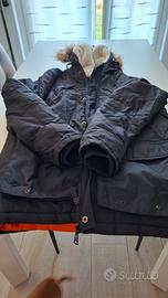 giaccone uomo con cappuccio