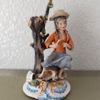 Statua Capodimonte firmata Sartori - cm 23